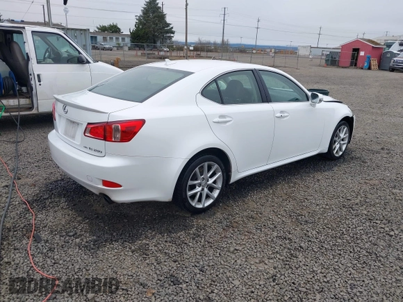 2012 Lexus IS 250 with VIN JTHCF5C24C5053845, listed as a IAAI auction lot 41738342 with 137,249 mi miles and . Bid and sale history available at DreamBid. Image 4.