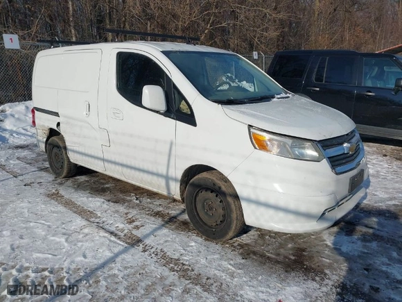2015 Chevrolet City Express Cargo Van LT with VIN 3N63M0ZN0FK708764, listed as a IAAI auction lot 41410566 with 188,720 mi miles. Bid and sale history available at carsss.com. Image 1.