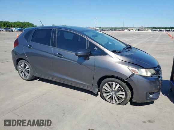 2017 Honda Fit EX with VIN JHMGK5H72HS012477, listed as a Copart auction lot 52908875 with Not Provided miles and Salvage Title. Bid and sale history available at carsss.com. Image 4.