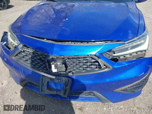 2019 Acura ILX w/Premium/A-Spec Pkg with VIN 19UDE2F87KA003908, listed as a IAAI auction lot 41673179 with 72,505 mi miles. Bid and sale history available at carsss.com. Image 6.