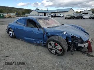 2021 Porsche Taycan 4S with VIN WP0AB2Y17MSA41133, listed as a Copart auction lot 76059294 with Not provided miles and Clean title. Bid and sale history available at DreamBid. Image 4.