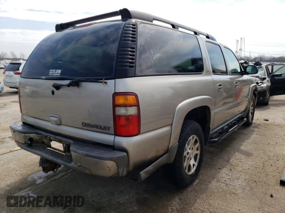 2001 Chevrolet Suburban LT z VIN 3GNFK16T91G263331, wystawiony jako Copart lot #47511634 z przebiegiem Nie podano mil oraz Szkoda całkowita • Salvage title. Historia ofert i sprzedaży dostępna na DreamBid. Obrazek 3.