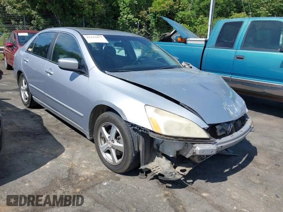 2005 Honda Accord EX with VIN 1HGCM56735A050655, listed as a IAAI auction lot 42115677 with 334,733 mi miles and . Bid and sale history available at DreamBid. Image 1.