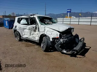 2021 Jeep Renegade 80th Anniversary with VIN ZACNJDBB3MPM38405, listed as a Copart auction lot 57066995 with Not provided miles and Salvage title. Bid and sale history available at DreamBid. Image 14.