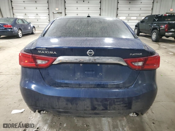 2017 Nissan Maxima SR with VIN 1N4AA6AP7HC430656, listed as a Copart auction lot 88647855 with 114,615 mi miles and Clean Title. Bid and sale history available at carsss.com. Image 6.