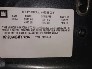 2004 Chevrolet Malibu Maxx LT z VIN 1G1ZU64884F174246, wystawiony jako IAAI lot #41767711 z przebiegiem 74 209 mil mil oraz . Historia ofert i sprzedaży dostępna na DreamBid. Obrazek 9.
