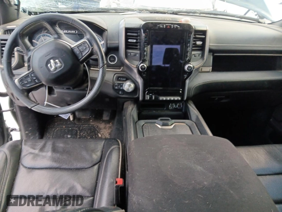 2020 Ram 1500 Limited with VIN 1C6SRFHTXLN187438, listed as a Copart auction lot 45062765 with 0 mi miles and Salvage Title. Bid and sale history available at carsss.com. Image 8.