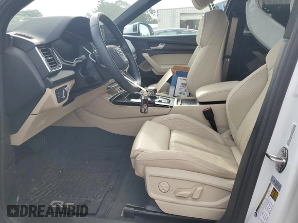 2023 Audi Q5 Sportback S line Prestige with VIN WA16AAFY0P2137734, listed as a Copart auction lot 58766465 with 17,527 mi miles and Salvage title. Bid and sale history available at DreamBid. Image 7.