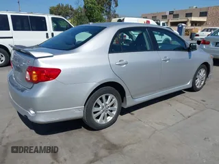 2009 Toyota Corolla with VIN 1NXBU40E69Z045543, listed as a IAAI auction lot 42201200 with 143,533 mi miles. Bid and sale history available at carsss.com. Image 4.