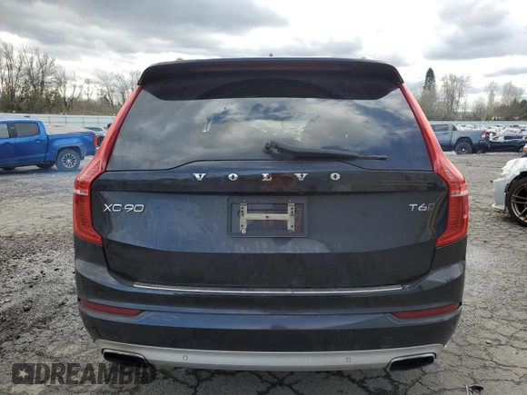2016 Volvo XC90 T6 Momentum with VIN YV4A22PK5G1084075, listed as a Copart auction lot 50454665 with 21,471 mi miles and Salvage title. Bid and sale history available at DreamBid. Image 6.