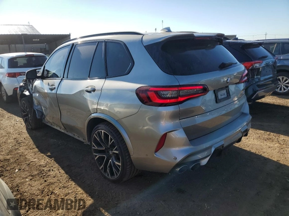 2021 BMW X5 M with VIN 5YMJU0C01M9F10602, listed as a Copart auction lot 65668883 with 23,214 mi miles. Bid and sale history available at carsss.com. Image 2.
