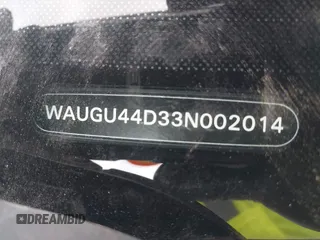 2003 Audi S8 z VIN WAUGU44D33N002014, wystawiony jako IAAI lot #41941237 z przebiegiem Nie podano mil oraz . Historia ofert i sprzedaży dostępna na DreamBid. Obrazek 9.