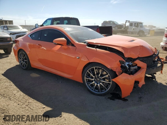 2015 Lexus RC F F z VIN JTHHP5BCXF5002996, wystawiony jako Copart lot #49071115 z przebiegiem 58 033 mil mil oraz Szkody całkowita. Historia ofert i sprzedaży dostępna na DreamBid. Obrazek 4.