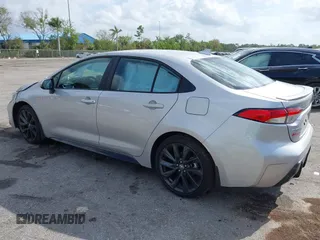 2025 Toyota Corolla SE with VIN 5YFS4MCE8SP217476, listed as a IAAI auction lot 41721397 with 6,378 mi miles. Bid and sale history available at carsss.com. Image 3.