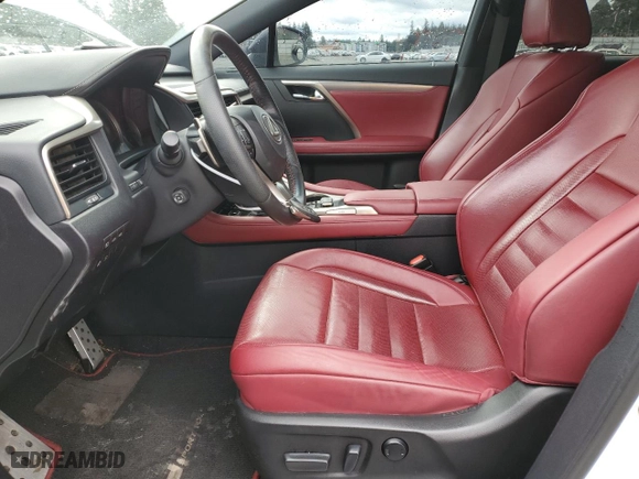 2016 Lexus RX 350 F Sport with VIN 2T2BZMCA4GC049871, listed as a Copart auction lot 51184205 with 107,443 mi miles and Salvage Title. Bid and sale history available at carsss.com. Image 7.