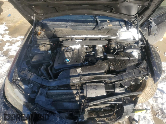 2011 BMW 3 Series 328i xDrive with VIN WBAPK5G59BNN31157, listed as a Copart auction lot 46153605 with 123,652 mi miles and Salvage Title. Bid and sale history available at carsss.com. Image 12.