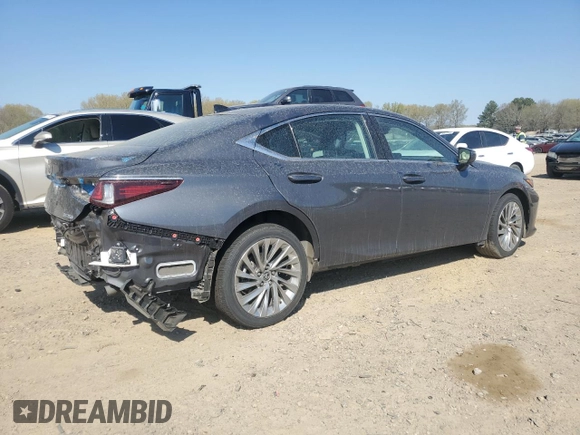 2022 Lexus ES with VIN 58AFZ1B10NU123491, listed as a Copart auction lot 49321725 with 53,963 mi miles and Clean Title. Bid and sale history available at carsss.com. Image 3.