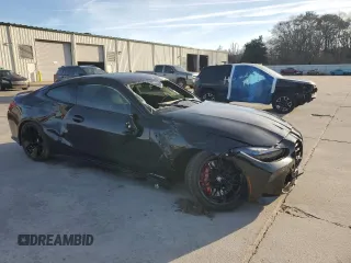 2024 BMW M4 Competition xDrive with VIN WBS43AZ03RCP72014, listed as a Copart auction lot 88416545 with 23,435 mi miles and Salvage Title. Bid and sale history available at carsss.com. Image 4.