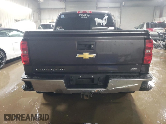 2016 Chevrolet Silverado 1500 LT with VIN 3GCUKREC9GG223954, listed as a Copart auction lot 48781595 with 203,019 mi miles and Salvage Title. Bid and sale history available at DreamBid. Image 6.