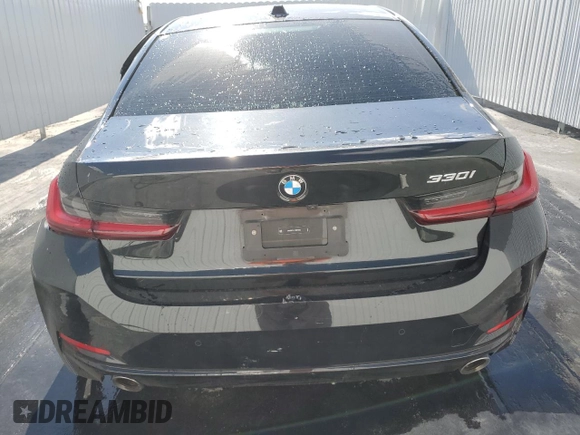 2023 BMW 3 Series 330i with VIN 3MW69FF01P8D51068, listed as a Copart auction lot 55555345 with Not provided miles and Non repairable. Bid and sale history available at DreamBid. Image 6.