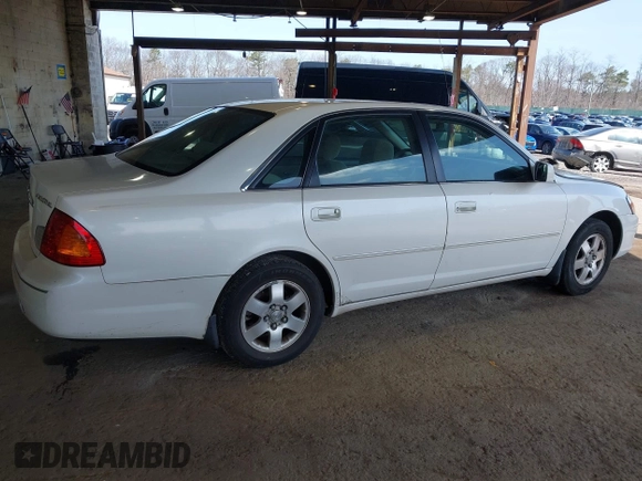 2001 Toyota Avalon XL z VIN 4T1BF28B01U144968, wystawiony jako IAAI lot #41923697 z przebiegiem 184 442 mil mil oraz . Historia ofert i sprzedaży dostępna na DreamBid. Obrazek 4.