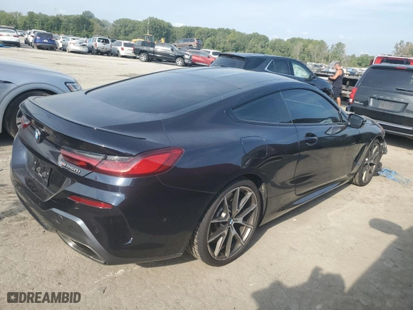 2019 BMW 8 Series M850i xDrive with VIN WBABC4C51KBU96218, listed as a Copart auction lot 69847574 with 15,972 mi miles and Salvage Title. Bid and sale history available at carsss.com. Image 3.