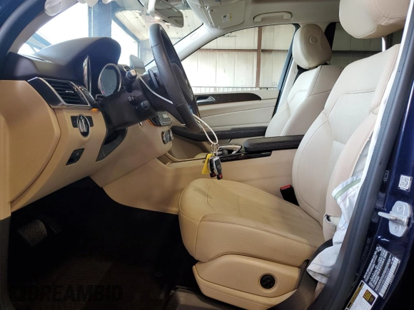 2017 Mercedes-Benz GLE 350 with VIN 4JGDA5HB8HA866029, listed as a Copart auction lot 62630215 with 29,268 mi miles and Salvage title. Bid and sale history available at DreamBid. Image 7.