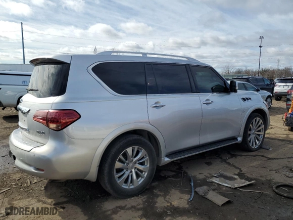 2017 Infiniti QX80 with VIN JN8AZ2NE8H9151366, listed as a Copart auction lot 50979385 with NaN miles and Clean Title. Bid and sale history available at carsss.com. Image 3.