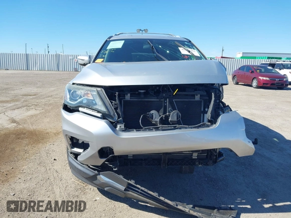 2018 Nissan Pathfinder SV with VIN 5N1DR2MN4JC607605, listed as a IAAI auction lot 41691163 with 99,069 mi miles. Bid and sale history available at carsss.com. Image 12.