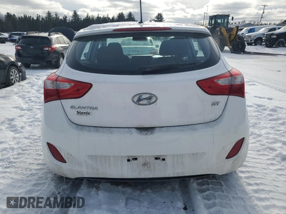 2014 Hyundai Elantra GT GL with VIN KMHD25LH7EU231533, listed as a Copart auction lot 43733985 with 95,689 mi miles and Salvage Title. Bid and sale history available at carsss.com. Image 6.