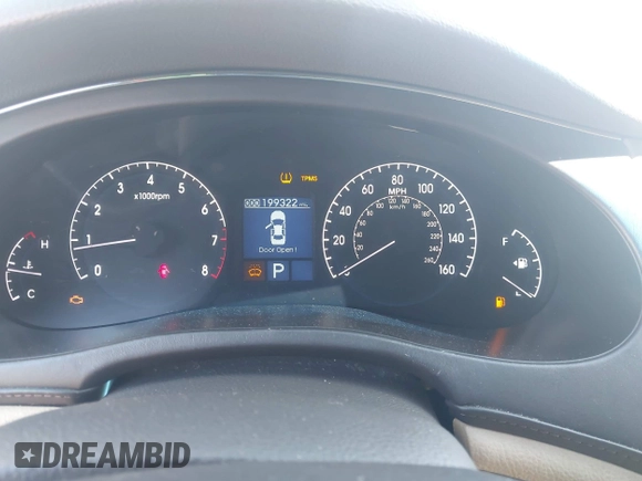 2011 Hyundai Genesis with VIN KMHGC4DF9BU124576, listed as a IAAI auction lot 41971684 with 199,322 mi miles and . Bid and sale history available at DreamBid. Image 7.