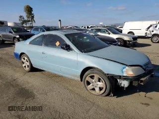 2001 Acura CL Type S with VIN 19UYA42731A000492, listed as a Copart auction lot 89125705 with 0 mi miles and Salvage Title. Bid and sale history available at carsss.com. Image 4.