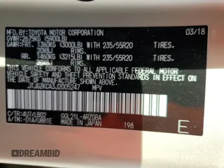 2018 Lexus RX with VIN JTJGZKCA3J2005247, listed as a Copart auction lot 47534675 with 4,801 mi miles and Salvage Title. Bid and sale history available at carsss.com. Image 13.