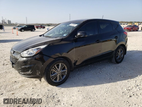2015 Hyundai Tucson GLS with VIN KM8JT3AF4FU992527, listed as a Copart auction lot 48520885 with 89,381 mi miles and Salvage Title. Bid and sale history available at DreamBid. Image 1.