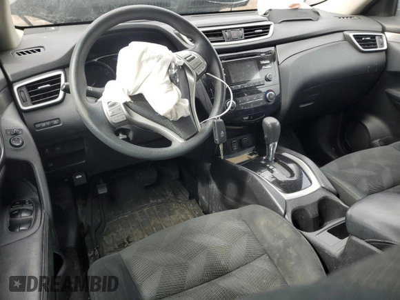 2015 Nissan Rogue S with VIN 5N1AT2MT6FC876568, listed as a Copart auction lot 50092175 with 182,218 mi miles and Salvage Title. Bid and sale history available at carsss.com. Image 8.