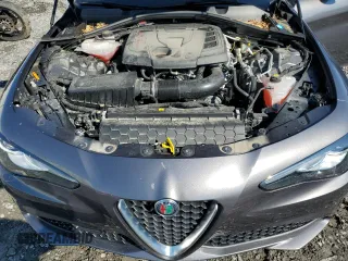 2020 Alfa Romeo Giulia Ti with VIN ZARFANBN1L7639146, listed as a Copart auction lot 60376234 with 31,675 mi miles and Salvage Title. Bid and sale history available at carsss.com. Image 11.