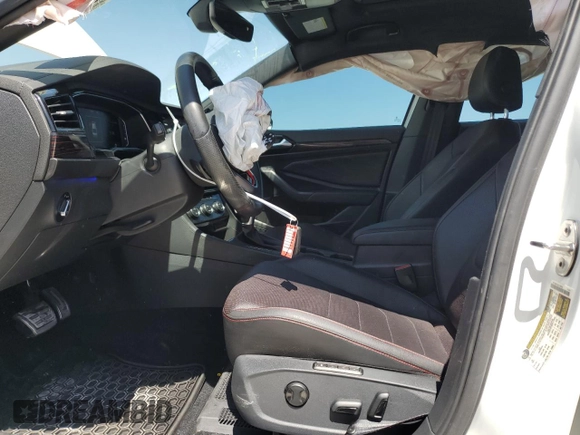 2022 Volkswagen Jetta GLI Autobahn with VIN 3VW2T7BUXNM016765, listed as a Copart auction lot 52581365 with 24,228 mi miles and Salvage title. Bid and sale history available at DreamBid. Image 7.