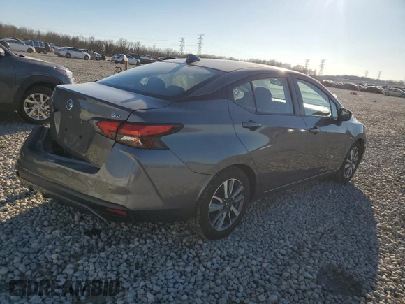 2020 Nissan Versa SV z VIN 3N1CN8EV4LL841122, wystawiony jako Copart lot #47425945 z przebiegiem 104 105 mil mil oraz Szkoda całkowita • Salvage title. Historia ofert i sprzedaży dostępna na DreamBid. Obrazek 3.