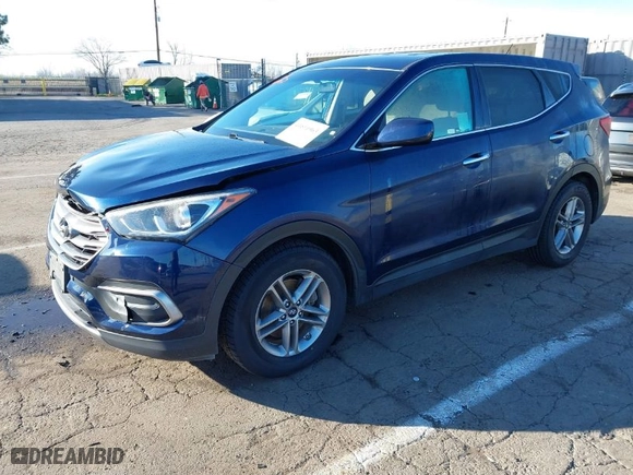 2018 Hyundai Santa Fe Sport 2.4L with VIN 5XYZTDLB6JG527779, listed as a IAAI auction lot 41611963 with 136,722 mi miles. Bid and sale history available at carsss.com. Image 2.