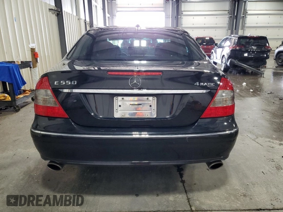 2007 Mercedes-Benz E 550 with VIN WDBUF90X57X213544, listed as a Copart auction lot 64882354 with 186,504 mi miles and Non Repairable. Bid and sale history available at carsss.com. Image 6.