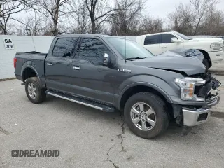 2020 Ford F-150 XL with VIN 1FTEW1E45LKD09638, listed as a Copart auction lot 43833895 with 153,048 mi miles and Salvage Title. Bid and sale history available at carsss.com. Image 4.