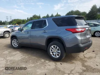 2020 Chevrolet Traverse LS with VIN 1GNERFKW4LJ185840, listed as a Copart auction lot 61645455 with 47,682 mi miles and Salvage title. Bid and sale history available at DreamBid. Image 2.