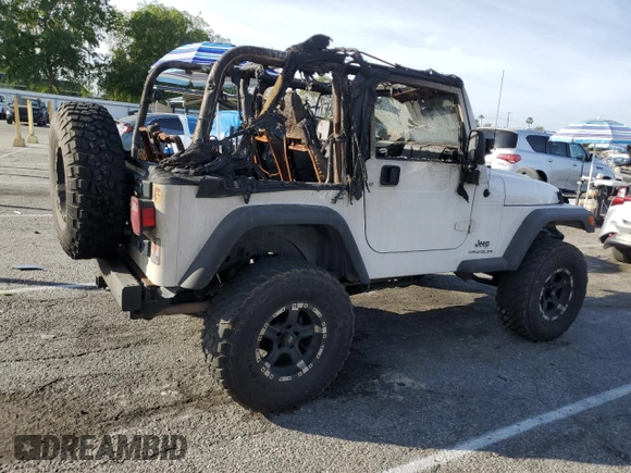 2006 Jeep Wrangler SE with VIN 1J4FA29S06P781460, listed as a Copart auction lot 89009625 with Not Provided miles and Salvage Title. Bid and sale history available at carsss.com. Image 3.