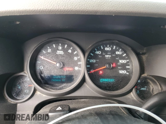 2011 Chevrolet Silverado 1500 Work Truck with VIN 1GCRCPEX0BZ235414, listed as a Copart auction lot 44614585 with 248,466 mi miles and Salvage Title. Bid and sale history available at DreamBid. Image 9.