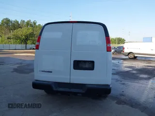 2018 Chevrolet Express Cargo Van with VIN 1GCZGHFG5J1338222, listed as a IAAI auction lot 42055230 with 160,882 mi miles. Bid and sale history available at carsss.com. Image 16.