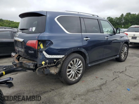 2017 Infiniti QX80 Signature Edition с VIN JN8AZ2NE4H9159240, выставлен на аукционе Copart как лот 60684595 с пробегом 220 831 миль миль и Списание • Salvage title. История ставок и продаж доступна на DreamBid. Изображение 3.