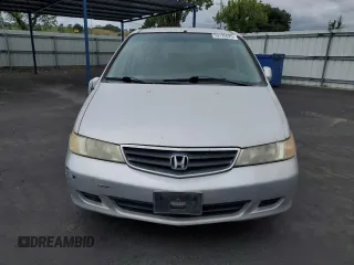 2002 Honda Odyssey EX-L with VIN 2HKRL18902H506828, listed as a Copart auction lot 53735625 with 214,446 mi miles and Salvage title. Bid and sale history available at DreamBid. Image 5.