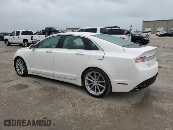 2014 Lincoln MKZ with VIN 3LN6L2GK9ER827244, listed as a Copart auction lot 54993145 with 209,717 mi miles and Salvage Title. Bid and sale history available at carsss.com. Image 2.