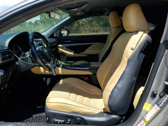 2016 Lexus RC 200t F Sport with VIN JTHHA5BC4G5002527, listed as a Copart auction lot 61243785 with 142,782 mi miles and Salvage title. Bid and sale history available at DreamBid. Image 7.