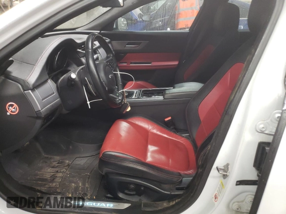 2016 Jaguar XF with VIN SAJBL4BV5GCY00349, listed as a Copart auction lot 83692684 with 71,741 mi miles and Salvage Title. Bid and sale history available at DreamBid. Image 7.